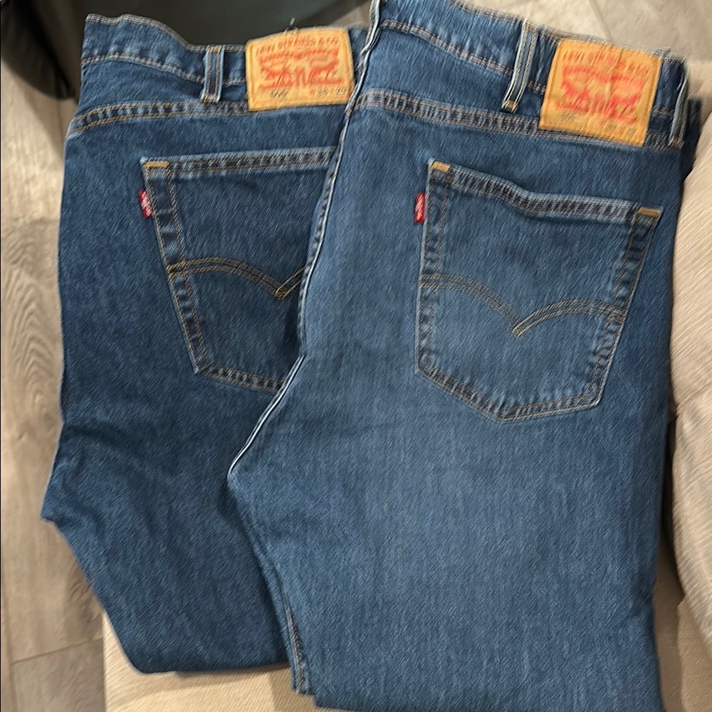 Levi's Blue Straight Jeans Classic Denim Style